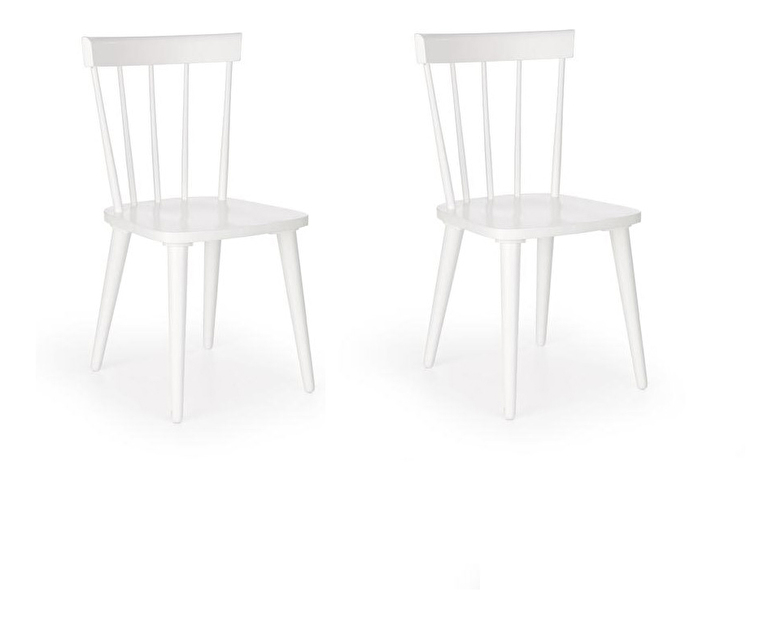 Set 2 ks. jídelních židlí Gosan (bílá) *výprodej