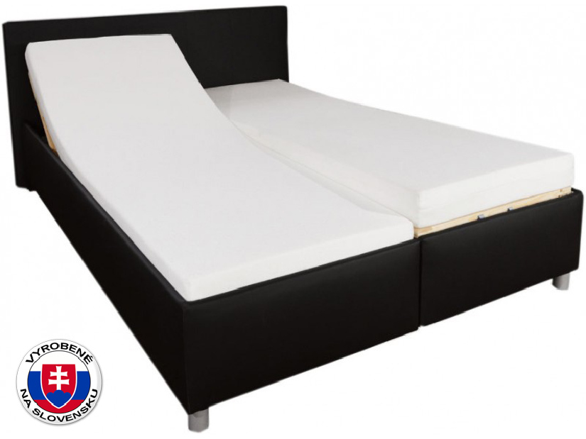 Manželská postel 180 cm Alica (se 7-zónovou matrací standard)