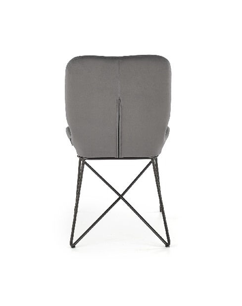 Jídelní židle Korsa (šedá + černá)