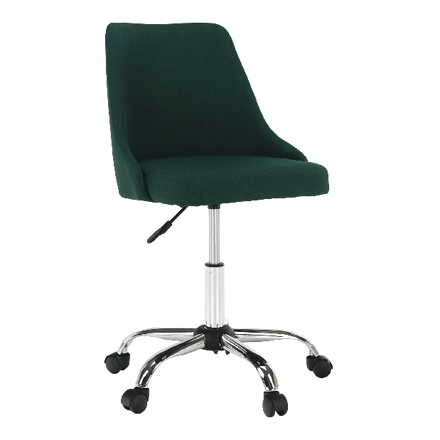 Kancelářská židle Eminence (smaragdová + chróm)