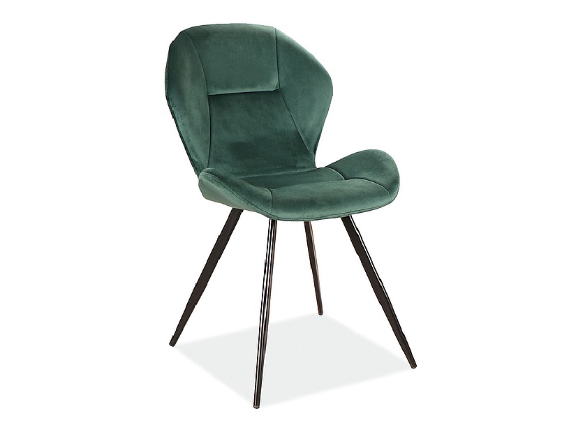 Jídelní židle Glinda (zelená + černá)