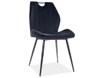 Jídelní židle Althea (černá + černá)