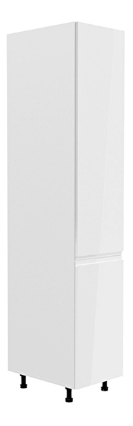 Potravinová kuchyňská skříňka D40SP Aurellia (bílá + lesk bílý) (P)