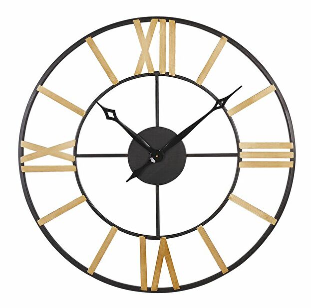 Nástěnné hodiny ø 80 cm Varun (černá)