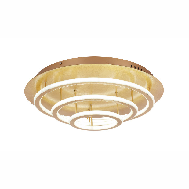 Stropní/nástěnné svítidlo LED Arryn 49252-100G (zlatá + opál) (Stmívatelné)
