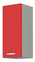 Horní kuchyňská skříňka Roslyn 30 G 72 1F (červená + šedá)