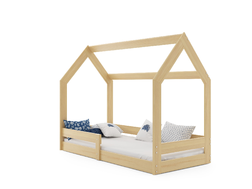 Dětská postel 80 cm Dormo D (borovice) (s roštem a matrací)