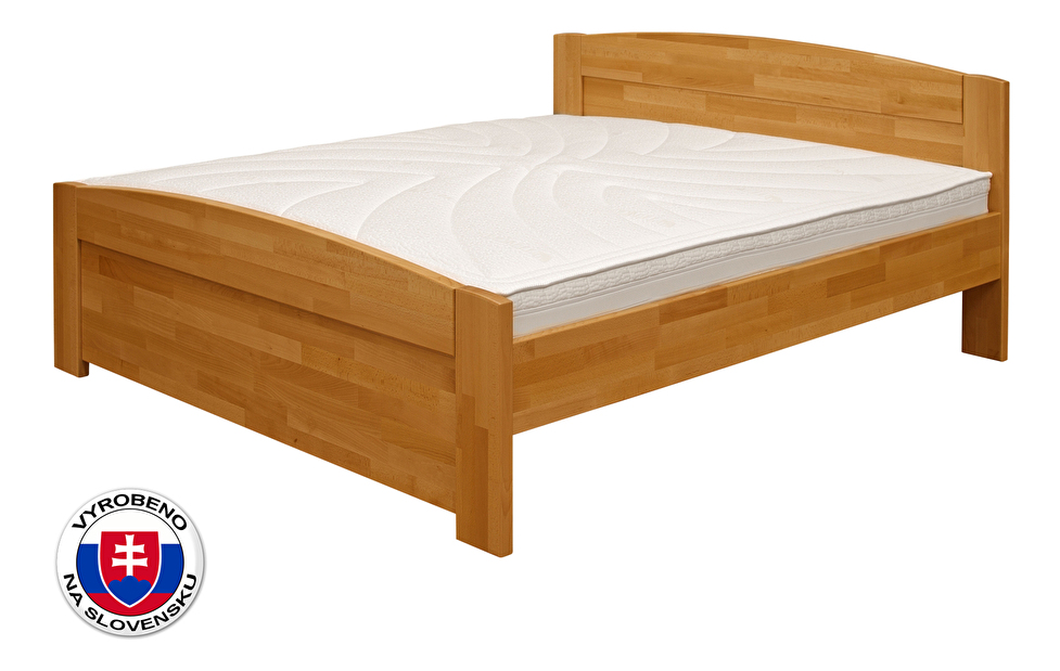 Manželská postel 210x140 cm Lada (masiv)