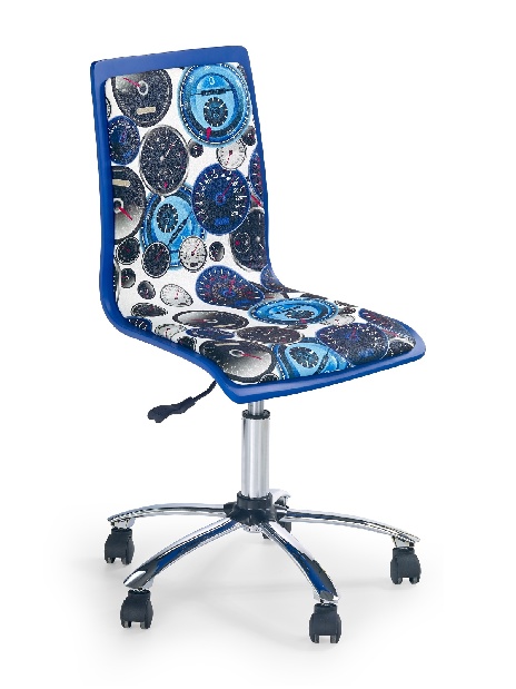Dětská židle Fun-8 bílá + modrá
