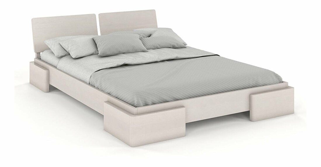 Manželská postel 180 cm Naturlig Jordbaer (borovice)