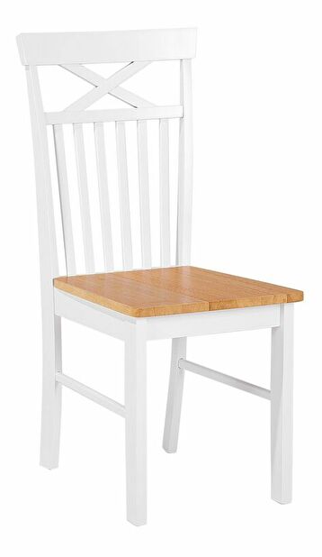 Set 2 ks jídelních židlí Houza (bílá)