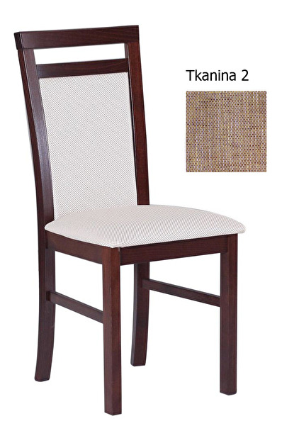 Jídelní židle Auris (tkanina 2 + ořech) *bazar