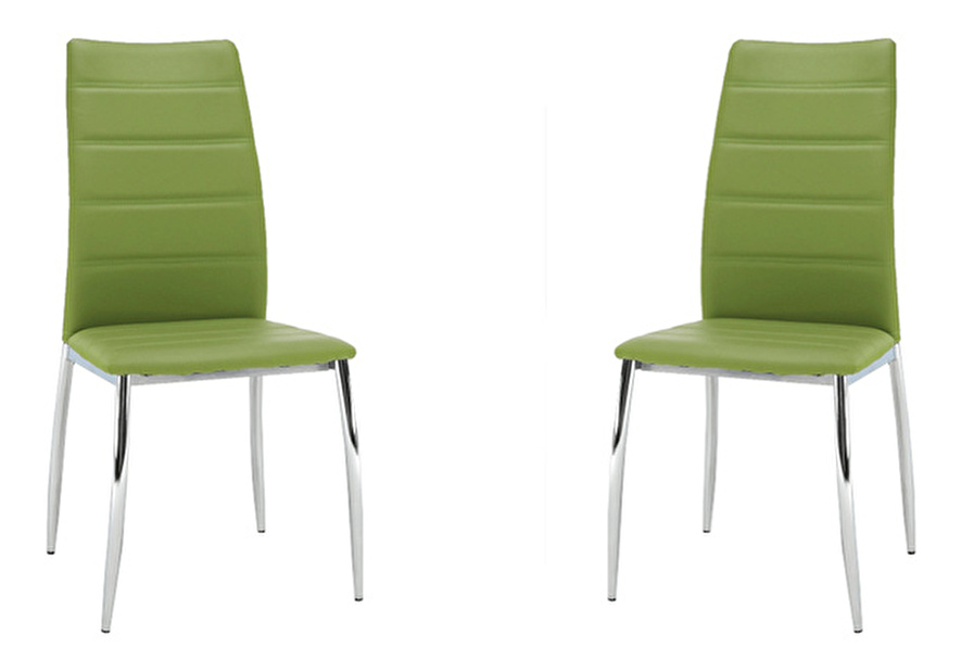 Jídelní židle Deloros (zelená) *výprodej
