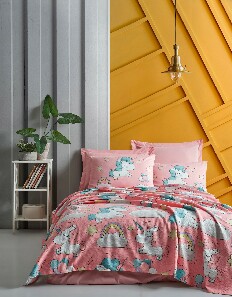 Přehoz na postel 200 x 235 cm Unicat (růžová)