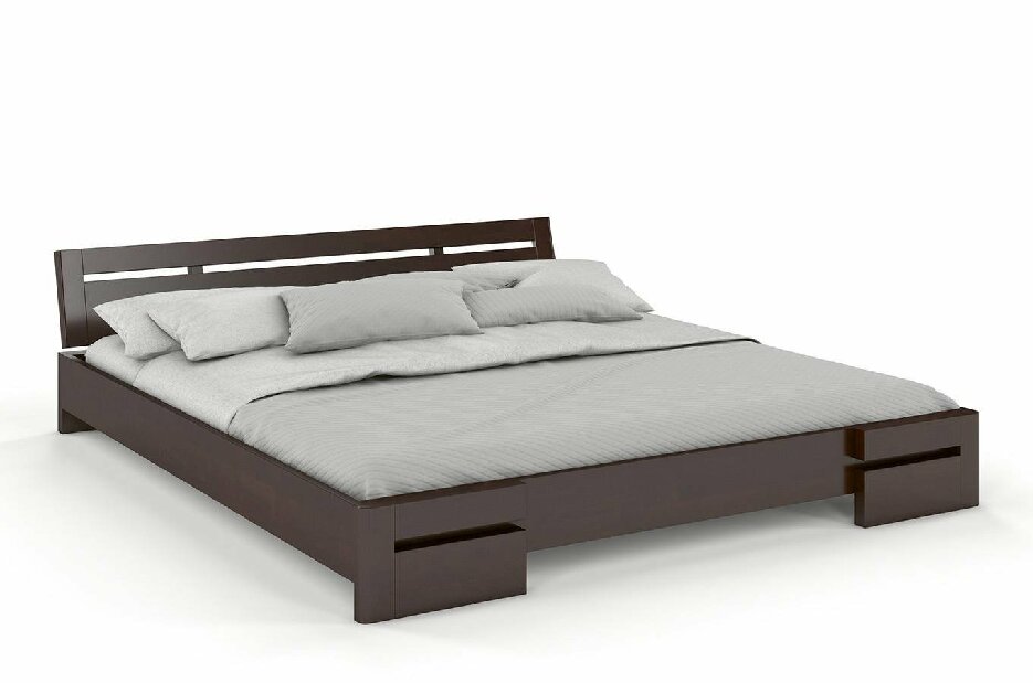 Manželská postel 180 cm Naturlig Bokeskogen (buk)