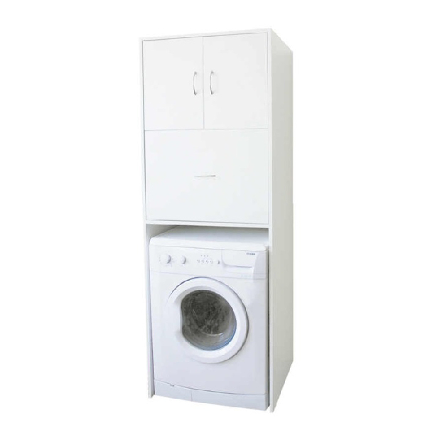 Hluboká skříňka nad pračku Nariel typ 9 (bílá) *výprodej
