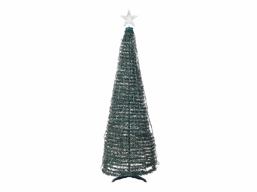 Vánoční stromek 160 cm Sadachbia (zelená) (s osvětlením)
