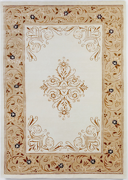 Ručně vázaný koberec Bakero Paris 1834A White