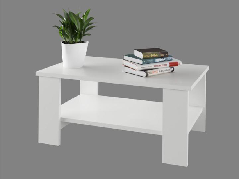 Konferenční stolek Bernardo (bílá) *bazar