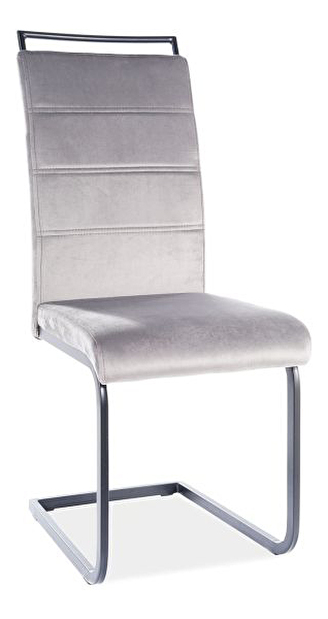 Jídelní židle Harold (šedá + černá)