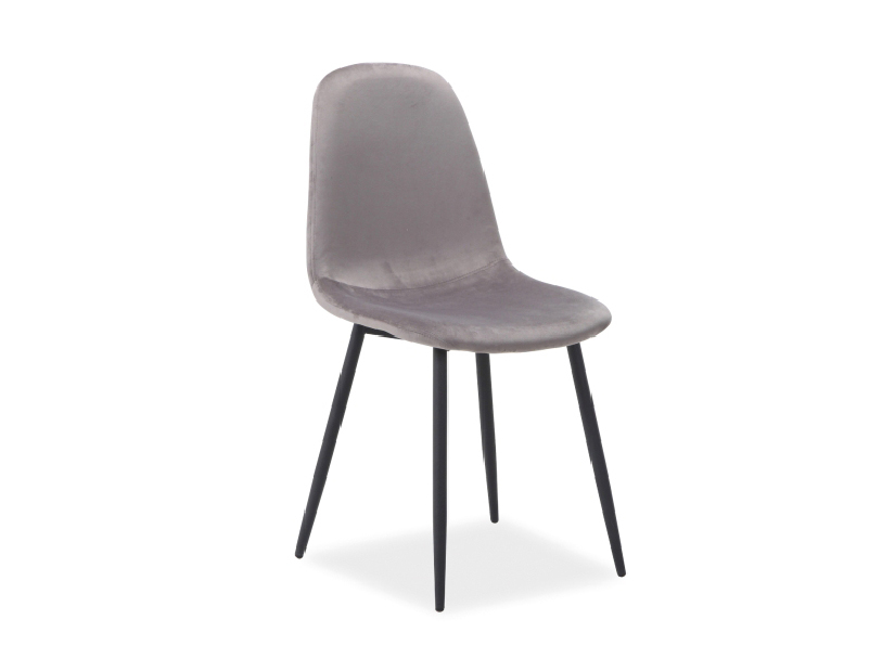 Jídelní židle Fannie (šedá + černá)