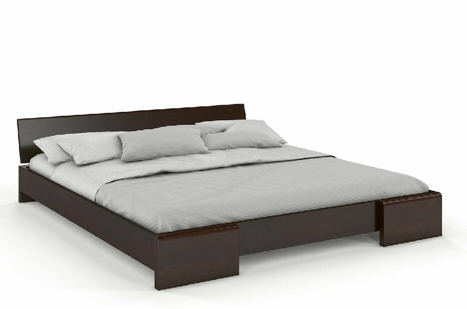 Manželská postel 180 cm Naturlig Blomst (borovice) (s roštem)