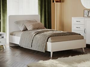 Jednolůžková postel 90 cm Larissa 107 (bílá)