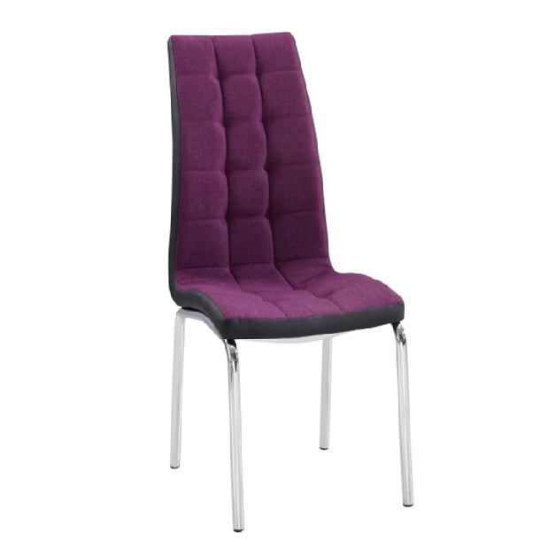 Jídelní židle Gerda new (fialová + černá)