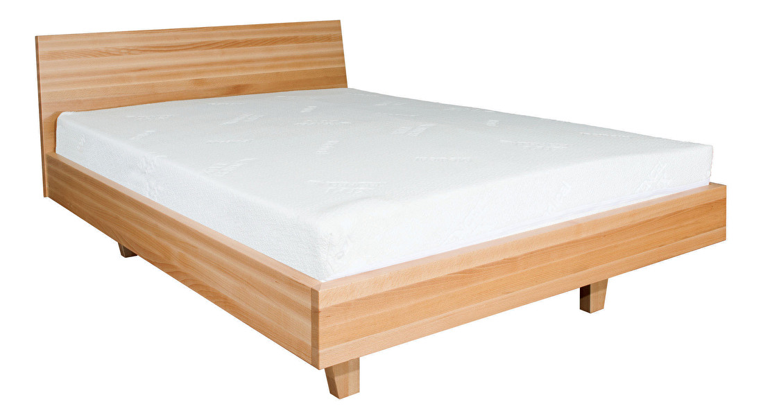 Manželská postel 140 cm LK 113 (buk) (masiv)