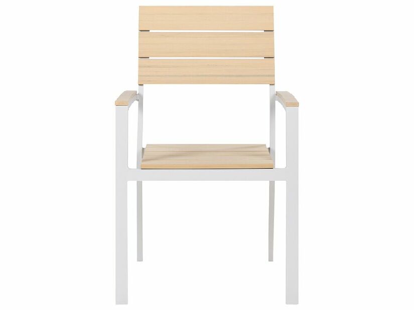 Set 6 ks zahradních židlí Combo (světlé dřevo)