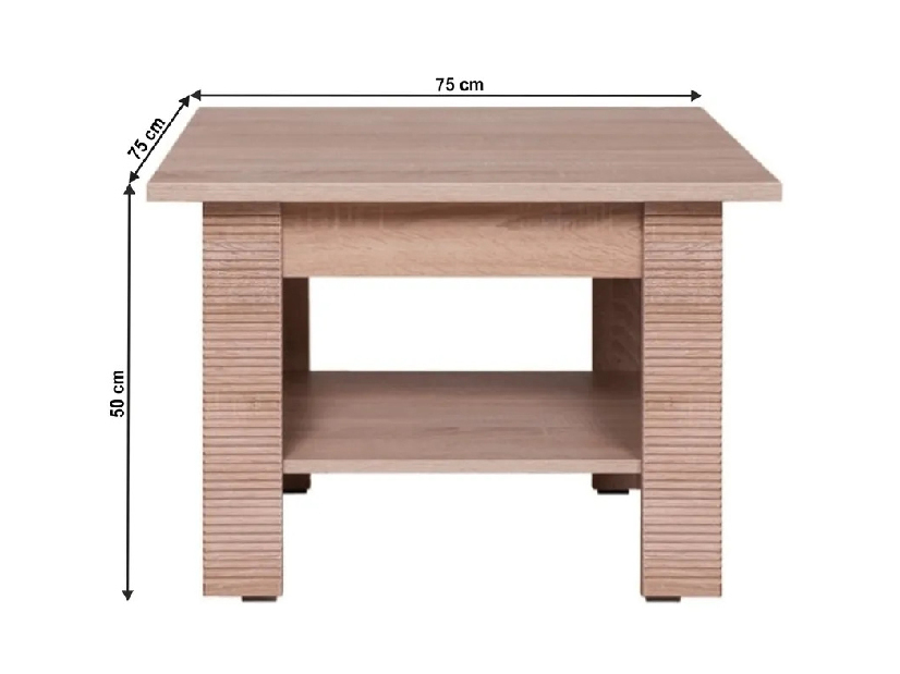 Konferenční stolek Grant Typ 23 (dub sonoma)
