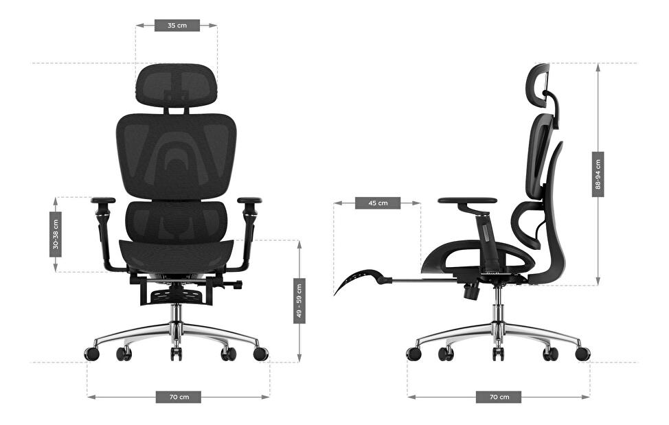 Kancelářská židle Eclipse 4.6 (černá)
