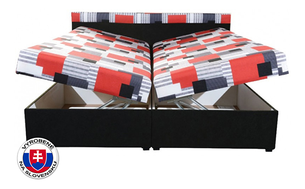 Manželská postel 160 cm Carmella (se sendvičovou matrací) *výprodej