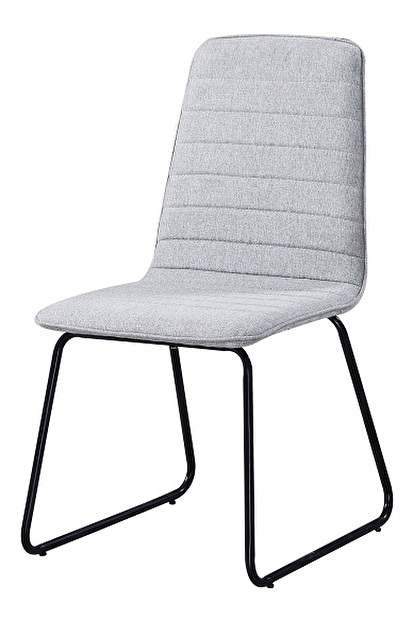 Jídelní židle Danuta (světle šedá + černá)