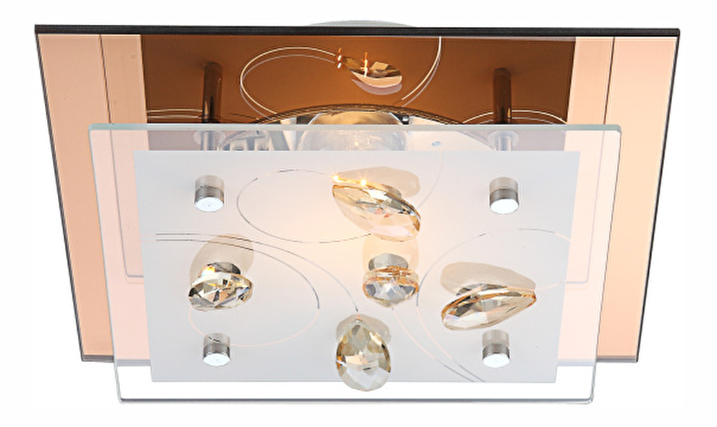 Stropní/nástěnné svítidlo LED Ayana 40412 (moderní/designové) (jantar + opál) *výprodej