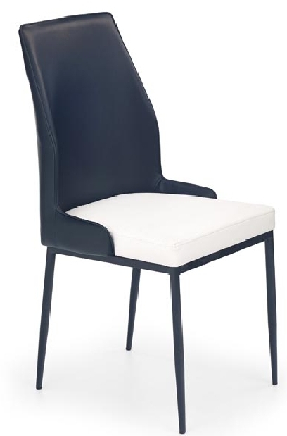 Jídelní židle K199 černo-bílá