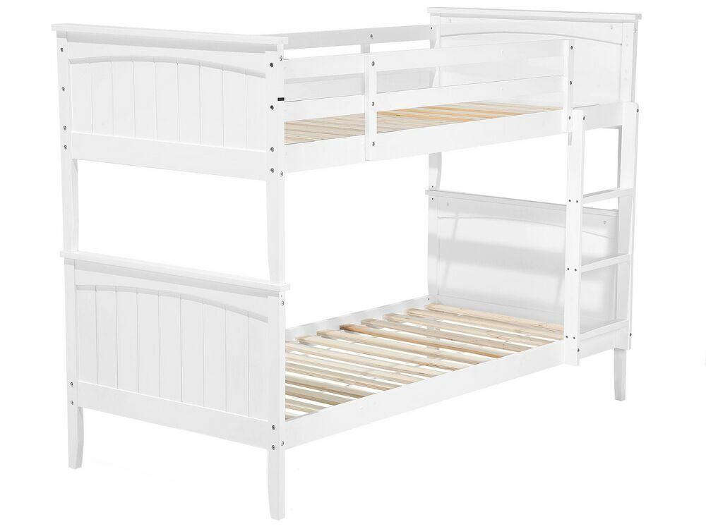 Patrová postel 90 cm RADIN (bílá) (s roštem a úl. prostorem)