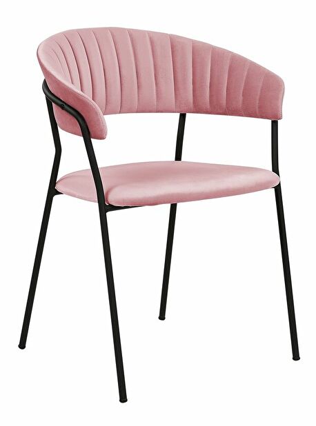 Set 2 ks jídelních židlí Marza (růžová)