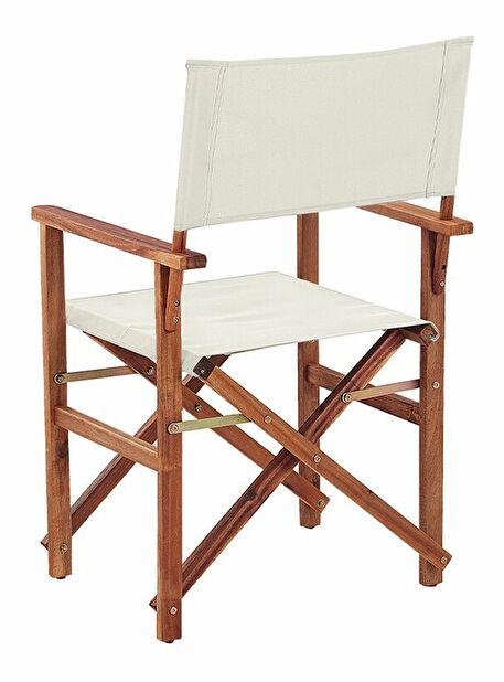 Set 2 ks. zahradních židlí Carli (krémově bílá)