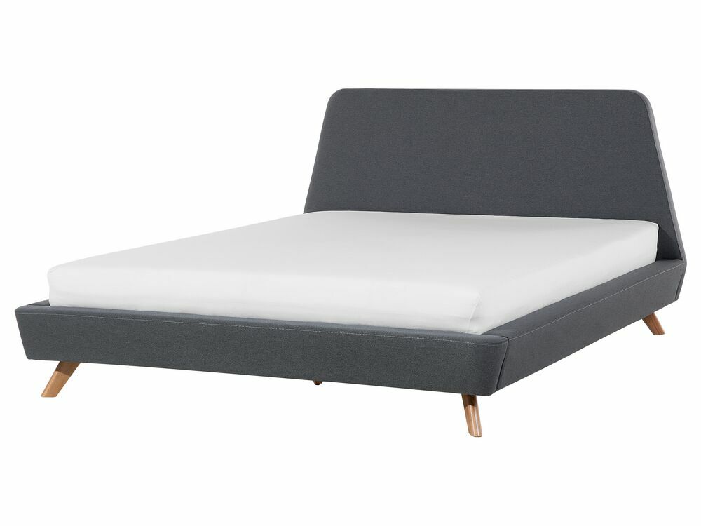 Manželská postel 160 cm VENITO (s roštem) (šedá)