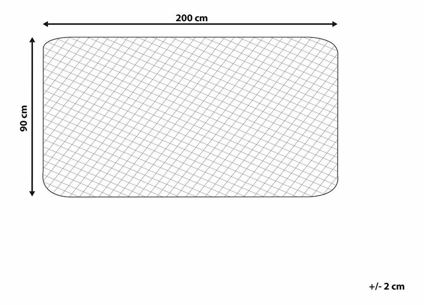 Chránič na matraci 200 x 90 cm Punori (bílá)