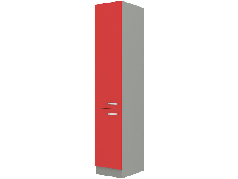 Potravinová kuchyňská skříňka Roslyn 40 DK 210 2F (červená + šedá)