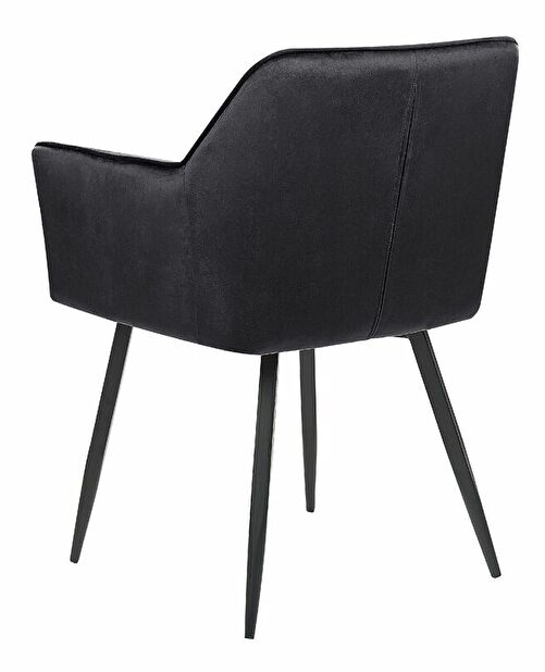 Set 2 ks jídelních židlí Jasminka (černá)