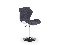 Barová židle Lugar 2 (šedá + bílá)