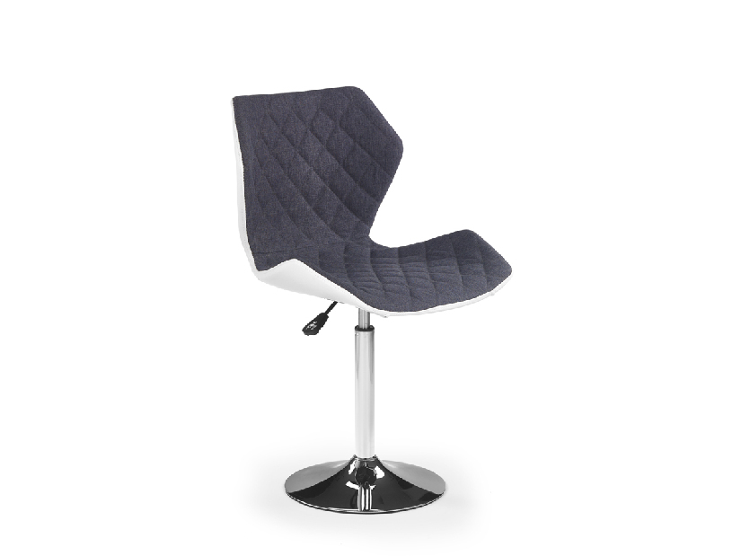 Barová židle Lugar 2 (šedá + bílá) *výprodej