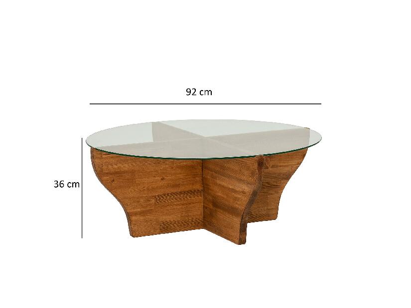 Konferenční stolek Amfora (kaštanová)