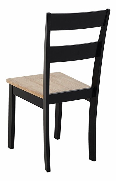 Set 2ks. jídelních židlí Georgi (černá)
