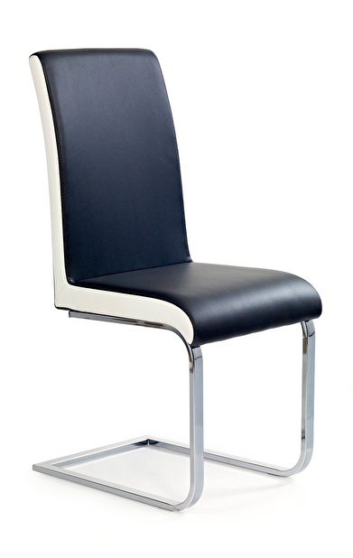 Jídelní židle K103 černá + bílá