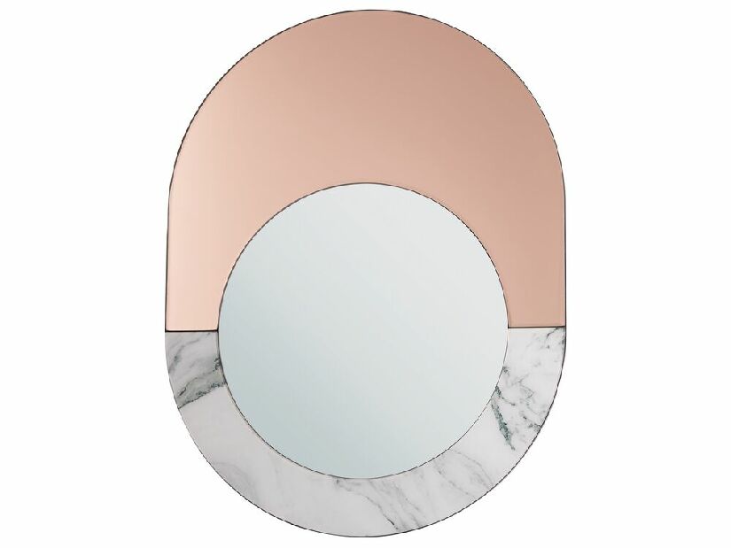 Nástěnné zrcadlo Rionisio (bílá)