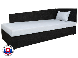 Jednolůžková postel (válenda) 80 cm Eda 4 Lux (se sendvičovou matrací) (P)